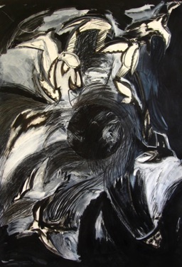 Escape 2
Charcoal, acrylic & ink on paper, 112 x 76cm
Escape 2
Charcoal, acrylic & ink on paper, 112 x 76cm